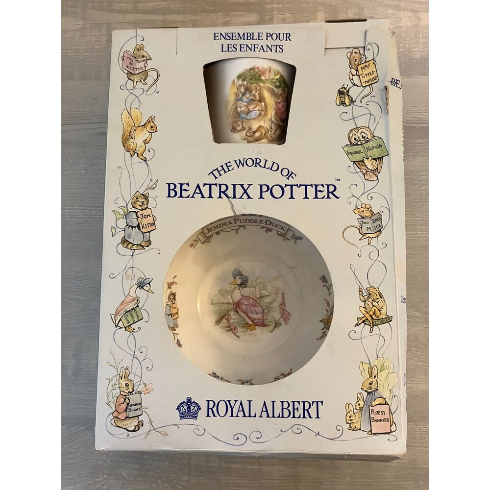 Beatrix Potter childrens china set